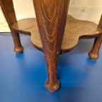 Charmant Antieke Bijzettafel Plantentafel Tafeltje thumbnail 7