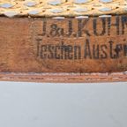 2 Art Nouveau Deco Stoel Jacob & Josef Kohn Wien Thonet 20E thumbnail 11
