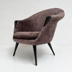 Opnieuw Gestoffeerde Nanna Ditzel Fauteuil, 1950's thumbnail 6