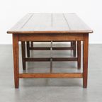 Prachtige En Uniek Grote Antieke Engelse Eikenhouten Eettafel Uit Begin 19e Eeuw thumbnail 8