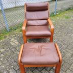 L. Olsen & Søn - Møbelfabrik K/s - Fautuil Met Ottoman thumbnail 14