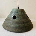 Jaren 70 Groene Keramiek Hanglamp , West Germany thumbnail 4