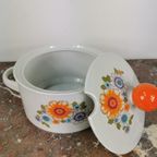 Vintage Brabantia Servies, Dekschaal, Schaal, Pan Serveerpan thumbnail 8