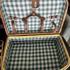 Picknickmand Rotan & Geruit Vintage thumbnail 5