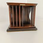 Miniatuur Antieke Boekenkast/Boekenmolen Circa 1900 thumbnail 4