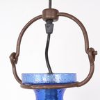 Raak Stalactiet Glazen Hanglamp Blauw, Nanny Still 1960S thumbnail 9