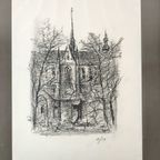 Georges Tahon - Gravure - Veurne thumbnail 4