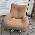 Leolux Bellelaine - Draaifauteuil-  Bruine Stof thumbnail 9