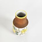 Fratelli Fanciullacci - Sgraffito Vaas - Terracotta - Bloemen - Italie - 1960'S thumbnail 5