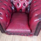 Rode Chesterfield Clubfauteuil thumbnail 9