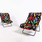 Foldable Pop Art Lounge Chairs / Fauteuil, 1990’s thumbnail 2
