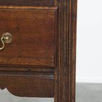Klassieke En Charmante Antieke Engelse Eikenhouten Side Table/ Gangmeubel Uit 19e Eeuw thumbnail 7