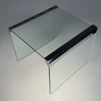 Glazen Bijzettafel, Galotti & Radice, 1970'S Italië thumbnail 10
