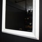 Grote Brocante Biedermeier Stijl Spiegel – Wit thumbnail 6