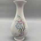 Vaas Vintage Wit Pastelkleurige Bloemen China thumbnail 2