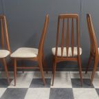 6 Dining Chairs By Niels Koefoed For Hornslet Denmark 1960S thumbnail 7