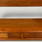 Vintage Wandplank Met Lades, Dyrlund, Massief Teak, Denemarken 1970'S thumbnail 24