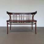 Rare Thonet Bench, Not Marked. Width 107/ Height 80 /Depth 50/ Seat Hight 47 Cm thumbnail 3