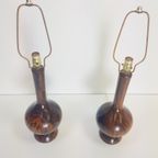 Set 2 Vintage Tafellamp Vol Palissander Lamp Mid Century '60 thumbnail 10