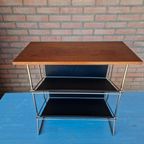 Vintage Lectuurtafel Lectuur Magazine Rek Krantenbak Design thumbnail 7