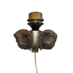 Olifanten Wandlamp Massief Messing thumbnail 1