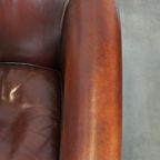 Leuke Schapenleren Clubfauteuil Met Een Mooi Patina thumbnail 9