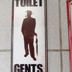Toilet "gents - Ladies" Metalen Platen. thumbnail 5