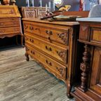 Vintage, Queen Ann Ladekast, Commode Dressoir Ladekastje Badkamermeubel thumbnail 16