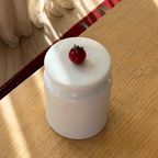 Set Of 2 Ceramic Jars With Tomato Lid thumbnail 3