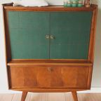 Vintage Brocante Houten Tafeltje Met Formica Blad En Lade thumbnail 24