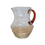 Vintage Design Waterkaraf Met Amberglas thumbnail 3