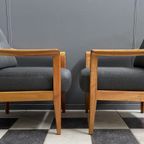 Set Of Two Wilhem Knoll Chairs 1960S thumbnail 7