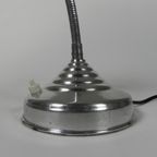 Aluminium Vintage Bureaulamp Met Buigstang, Jaren 50 thumbnail 13