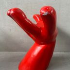 Vintage Hand Chair / Stool Polyester – 1980’s thumbnail 10