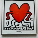 Keith Haring Poster Untitled Heart In Lijst thumbnail 2