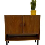 Vintage Kastje Compact Dressoir Jaren 60 Teak Fineer thumbnail 2