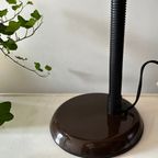 Retro Bruine Buro Lamp Jaren 70 thumbnail 5