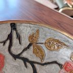 Cloisonne Geëmailleerd Schaal Schaaltje Messing Vintage thumbnail 4