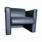 Pair / Trix And Robert Haussmann / Leather Chairs By Knoll thumbnail 3