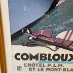 Combloux Mont Blanc, Vintage Ingelijste Poster/Prent thumbnail 7