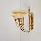 2 Art Nouveau Messing Bejorama Sl Lighting Wandlamp Regency thumbnail 4