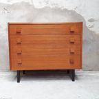 Vintage Ladekast Slotboom Kast Chest Of Drawers thumbnail 3