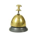 Messing En Metalen Hotelbel Receptiebel Mid-century thumbnail 6