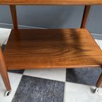 Teak Serving Trolley By Niels Otto Moller Denmark 1960S Old Store Stock thumbnail 9