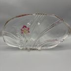 Serveerschaal Walther Glas Orchidee 80's thumbnail 4