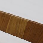 Brutalist Solid Blonde Oak Checkered Coffee Table 1970S thumbnail 8