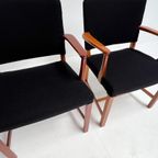 Set Van 2 Deense Mahoniehouten Stoelen Van Erik Bjorn Olsen thumbnail 14