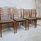 4 Vintage Stoelen Mid Century Jaren 60 Stoelen Retro Stoel thumbnail 2