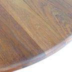 Niels Bach Vintage Ronde Eettafel Eetkamertafel Deens Massief Teak thumbnail 6