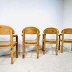 Set Van 4 Grenenhouten Eetkamerstoelen – Rainer Daumiller thumbnail 6